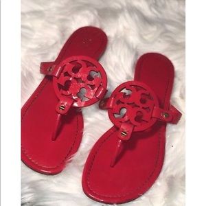 Red Tory Burch Sandals size 9